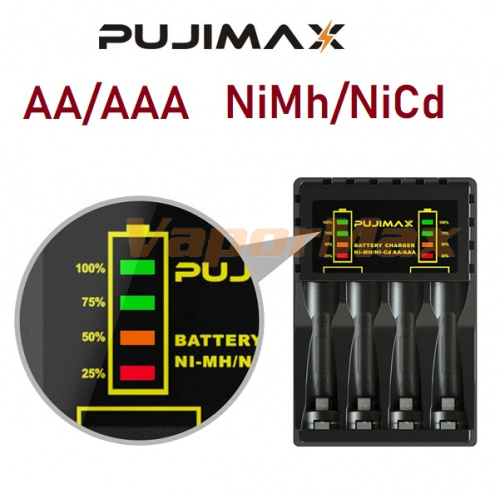 Pujimax (AA/AAA, NiMh/NiCd) купить в Москве, Vape, Вейп, Электронные сигареты, Жидкости фото 2