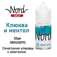 Жидкость Nord Salt - Клюква и ментол (30мл)