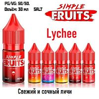 Жидкость Simple Fruits Salt - Lychee (30мл)