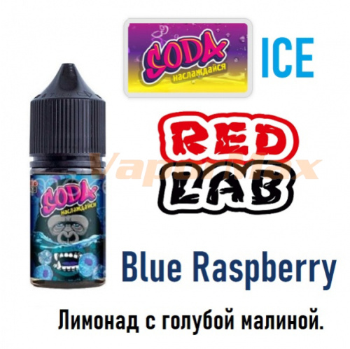 Жидкость Soda Salt - Blue Raspberry (30мл)