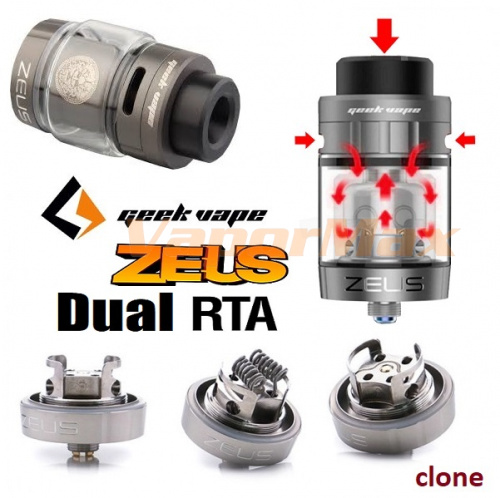 GeekVape Zeus Dual RTA (clone) фото 3