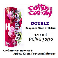 Жидкость DOUBLE - Клубничная ириска + Арбуз...(120ml)