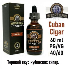 Жидкость Western Nic - Cuban Cigar (60мл)