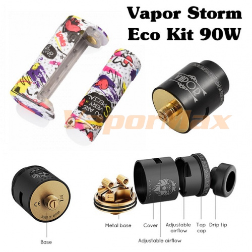 Vapor Storm ECO 90W RDA Kit (оригинал) фото 5