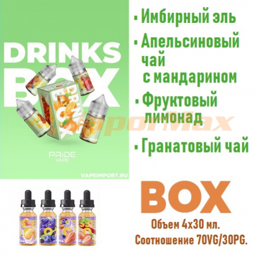 Жидкость BOXES - Drinks box (4x30 мл)