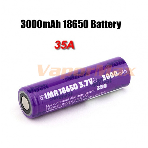 Аккумулятор Efest IMR 3000mAh (35А) купить в Москве, Vape, Вейп, Электронные сигареты, Жидкости